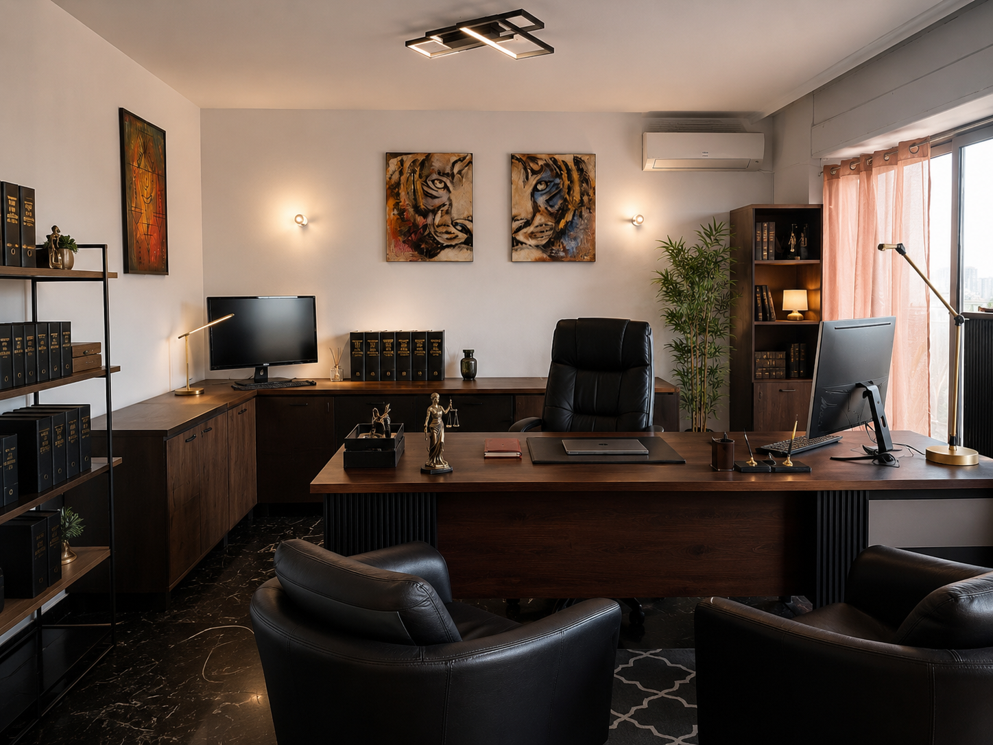 Bureau du Cabinet Hasenfratz - cadre d'accueil des clients